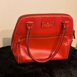 Red Kate Spade bag in great condition!